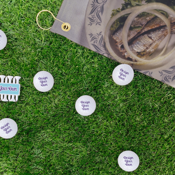 Custom Design - Golf Balls - Generic - Set of 12 - LIFESTYLE