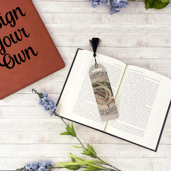 Custom Design - Plastic Bookmarks - In Context