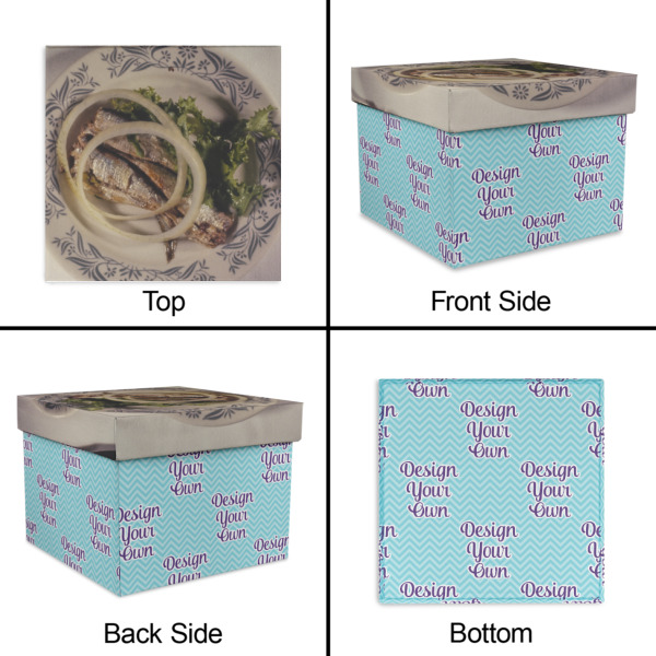 Custom Design - Gift Boxes with Lid - Canvas Wrapped - Medium - Approval