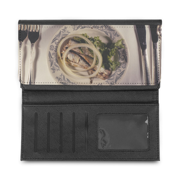 Custom Design - Ladies Wallet - Half Way Open