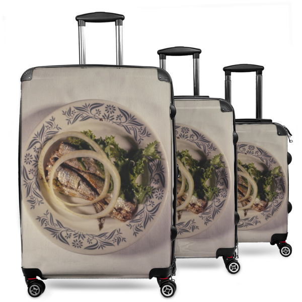 Custom Design Your Own 3-Piece Luggage Set - 20" Carry On - 24" Medium Checked - 28" Large Checked