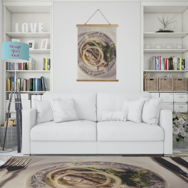 Custom Design - Wall Hanging Tapestry - Portrait - In Context