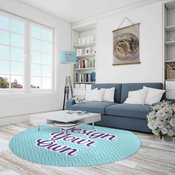 Custom Design - Round Area Rug - IN CONTEXT