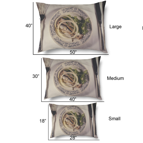 Custom Design - Outdoor Dog Beds - SIZE CHART