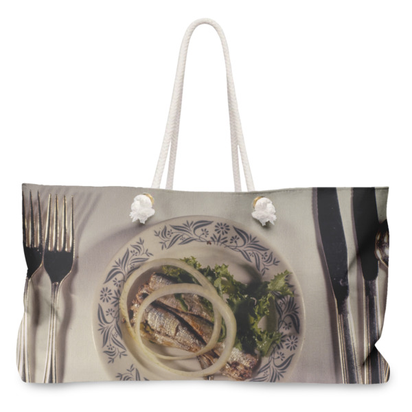 Custom Design Your Own Large Tote Bag with Rope Handles
