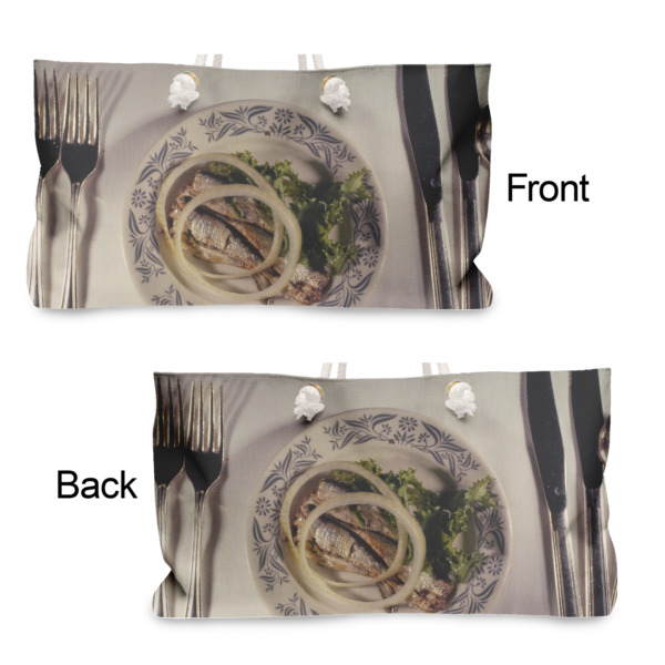 Custom Design - Large Rope Tote - From & Back View