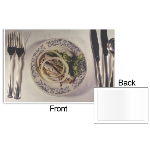 Custom Design - Disposable Paper Placemat - Front & Back