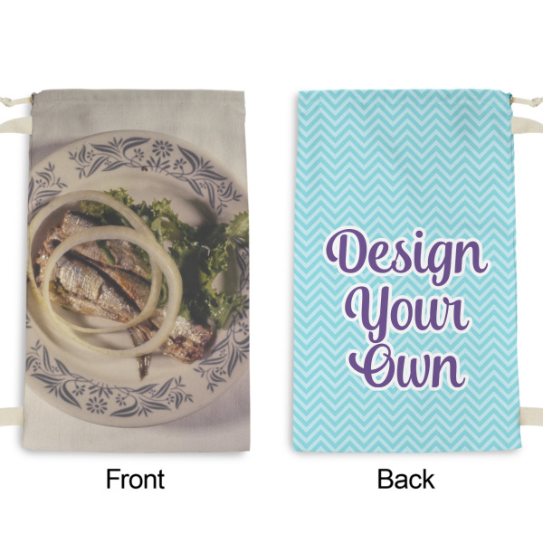 Custom Design - Small Laundry Bag - Front & Back View