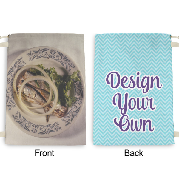 Custom Design - Large Laundry Bag - Front & Back View