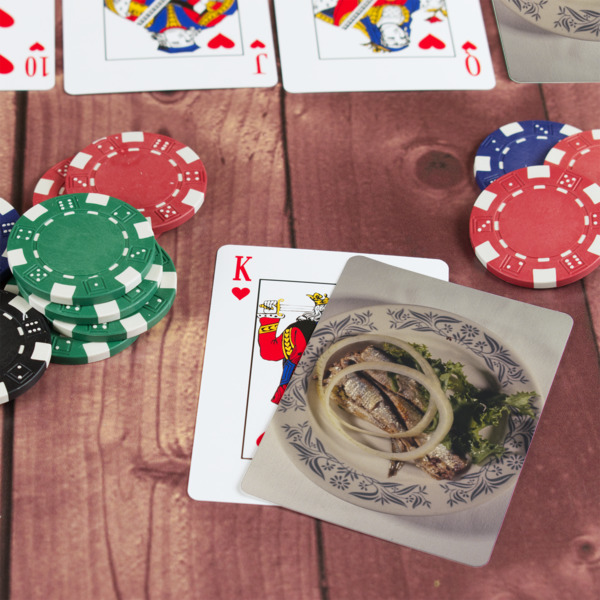 Custom Design - On Table with Poker Chips