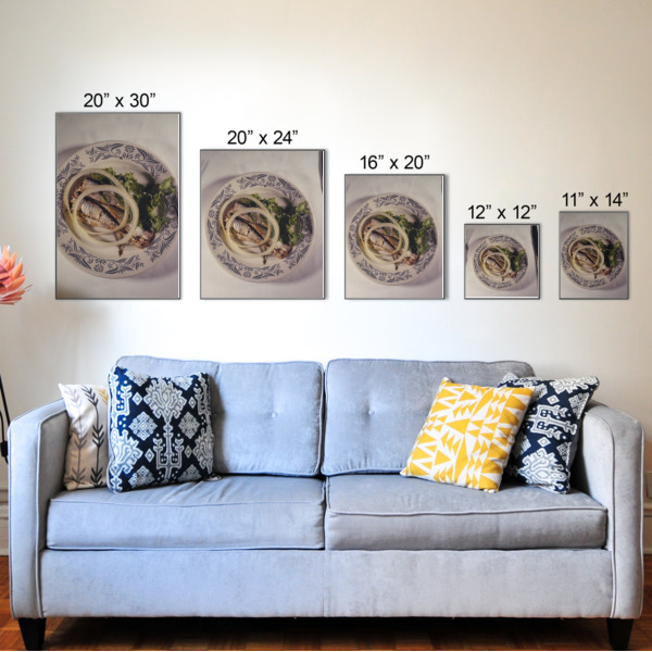 Custom Design - Wood Prints - Size Comparison