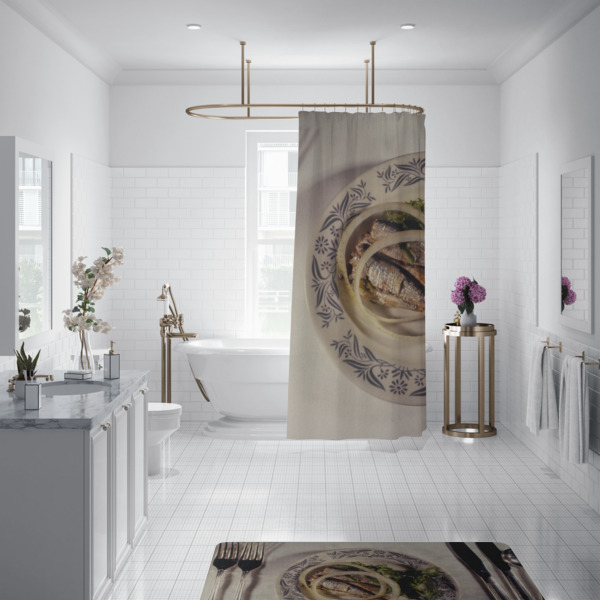 Custom Design - Shower Curtain - 70"x83" - In Context