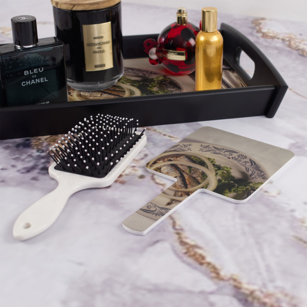 Custom Design - Hand Mirror - With Hair Brush