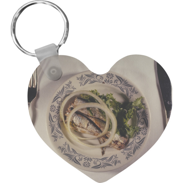 Custom Design Your Own Heart Plastic Keychain