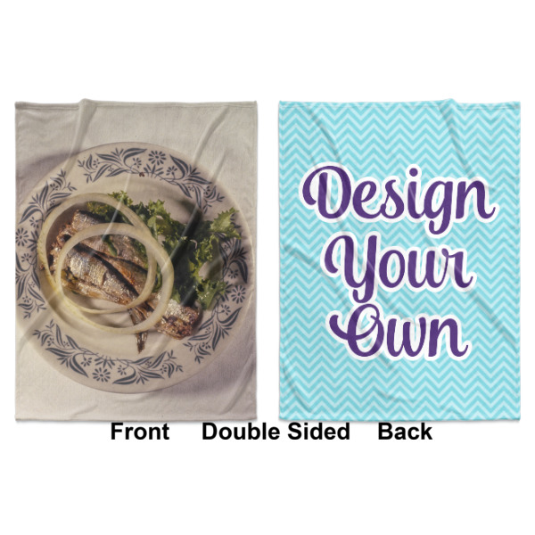 Custom Design - Baby Blanket (Double Sided - Printed Front and Back)