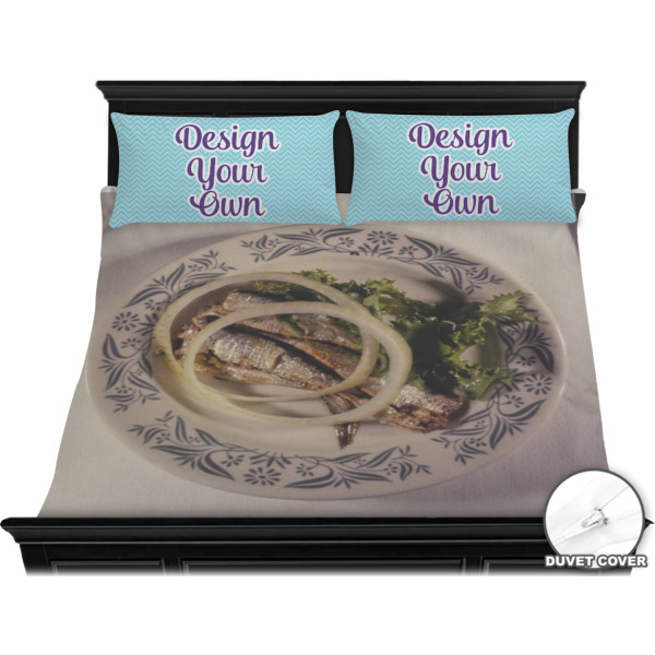 Custom Design - Bedding Set - King - Duvet - On Bed