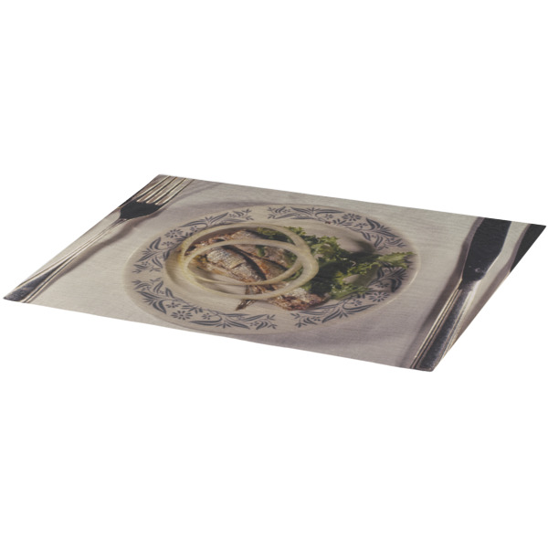 Custom Design - Burlap Placemat (Angle View)