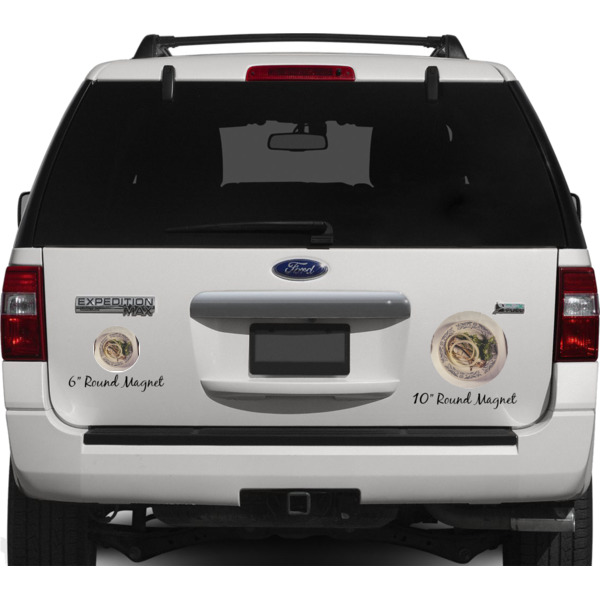 Custom Design - Personalized Car Magnets on Ford Explorer