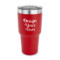 Design Your Own 30 oz Stainless Steel Tumbler - Red - Single-Sided