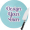 Design Your Own Round Glass Cutting Board - Small