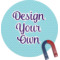 Design Your Own Round Fridge Magnet