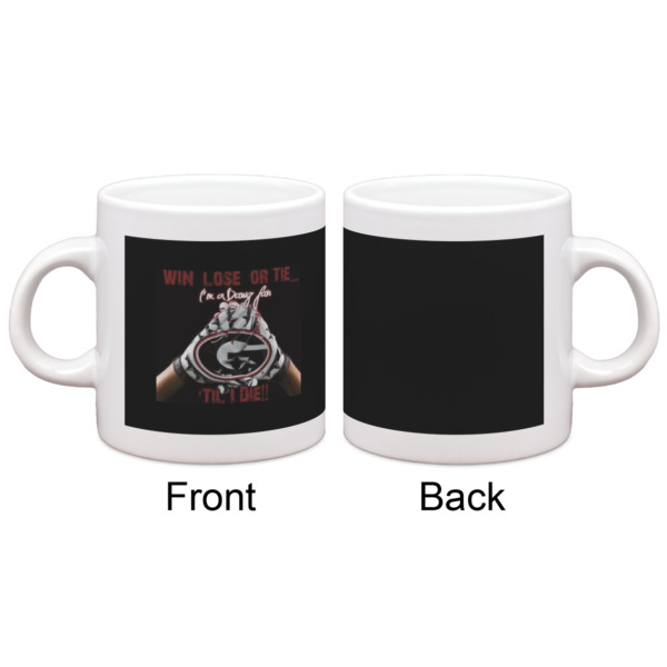 Custom Design - Single Shot Espresso Cup - Single - Front & Back