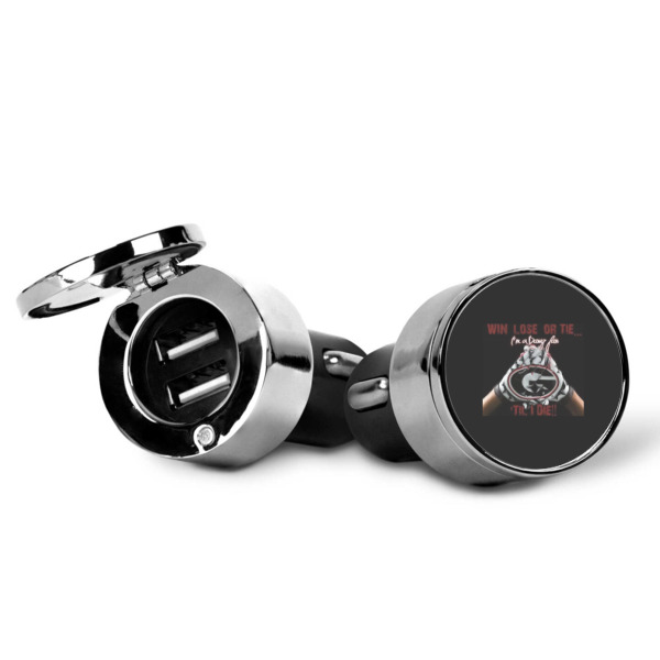 Custom Design - USB Car Charger - Open & Closed