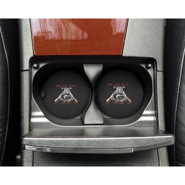 Custom Design - Sandstone Car Coaster - In Cup Holder