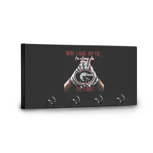 Custom Design - Key Hanger - Front View with Hooks