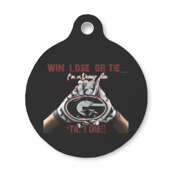 Custom Design Your Own Round Pet ID Tag - Small