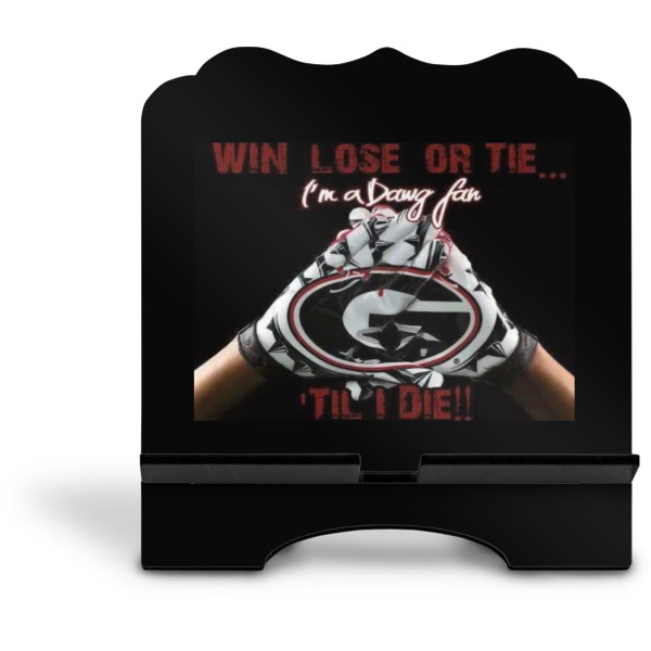 Custom Design - Stylized Tablet Stand - Front without iPad