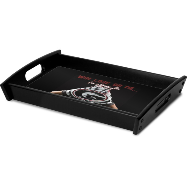 Custom Design - Serving Tray Black - Corner