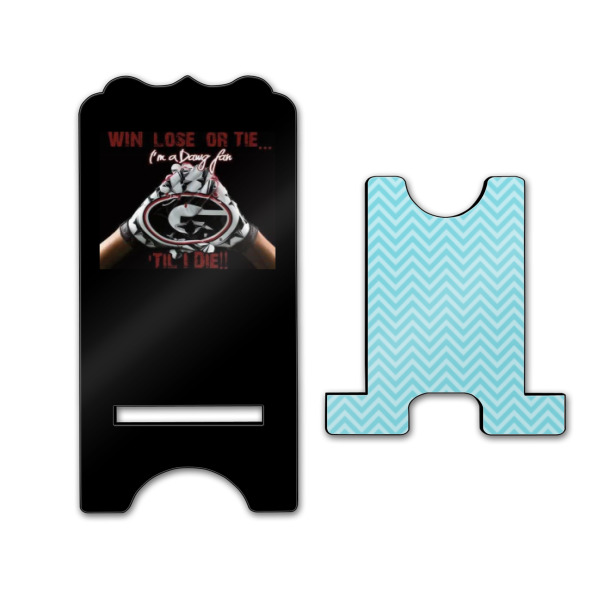Custom Design - Stylized Phone Stand - Front & Back - Large