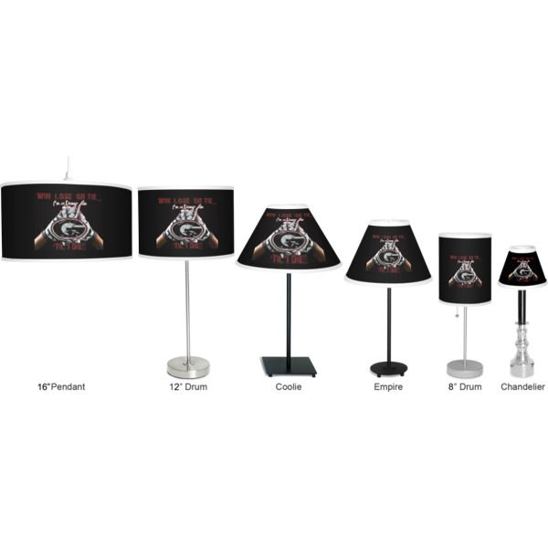 Custom Design - Lamp Full View Size Comparison