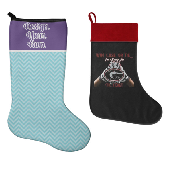 Custom Design - Stockings - Side by Side compare