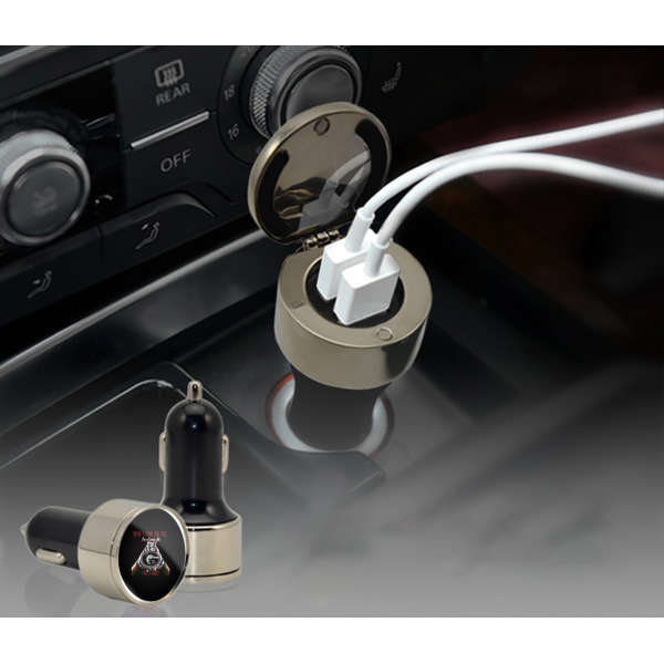 Custom Design - USB Car Charger - in cigarette plug