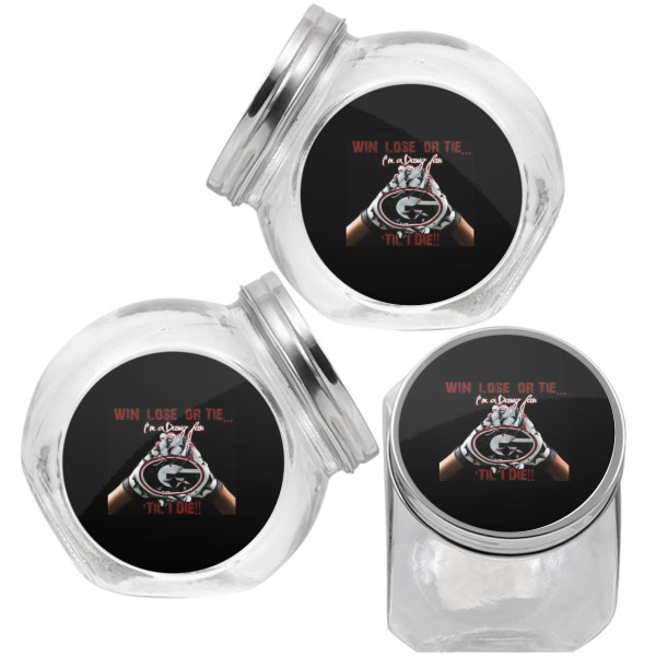 Custom Design - Puppy Treat Jar - Top Left Right