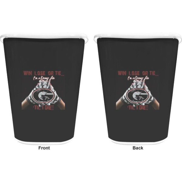 Custom Design - Waste Basket - White - Double Sided - Approval