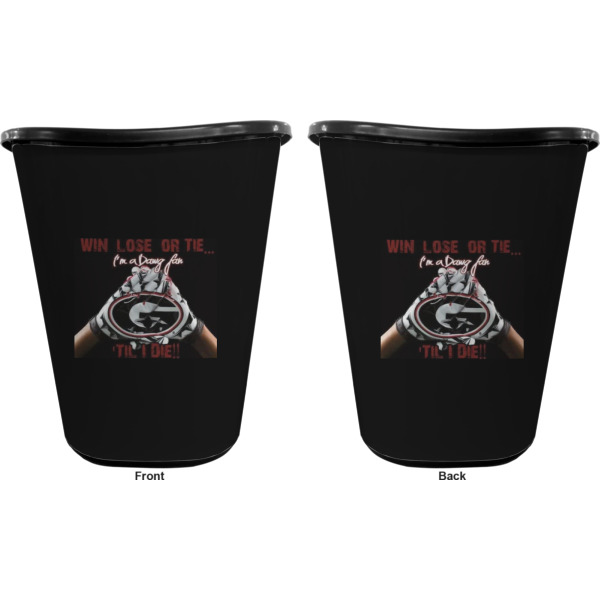 Custom Design - Waste Basket - Black - Double Sided - Approval