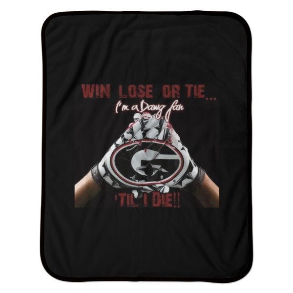 Custom Design - Baby Sherpa Blanket - Flat