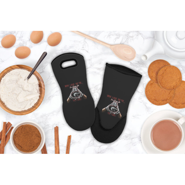Custom Design - Neoprene Oven Mitt - Lifestyle Image