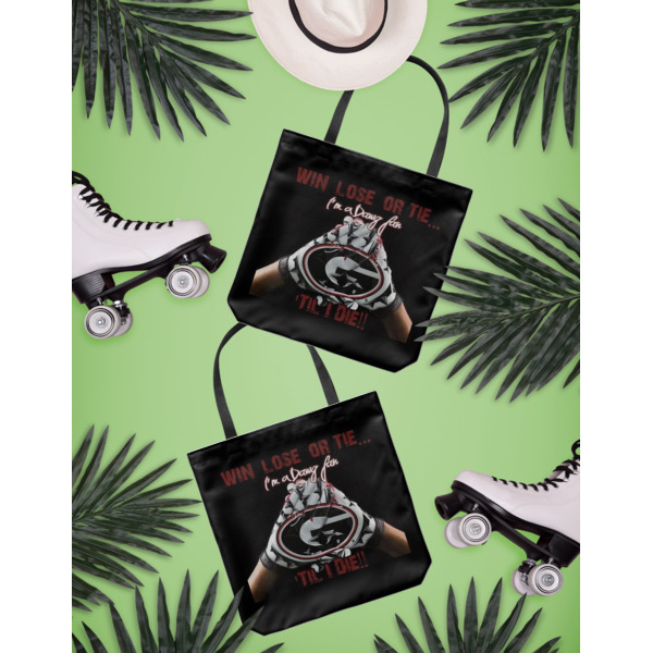 Custom Design - Canvas Tote Lifestyle Front and Back