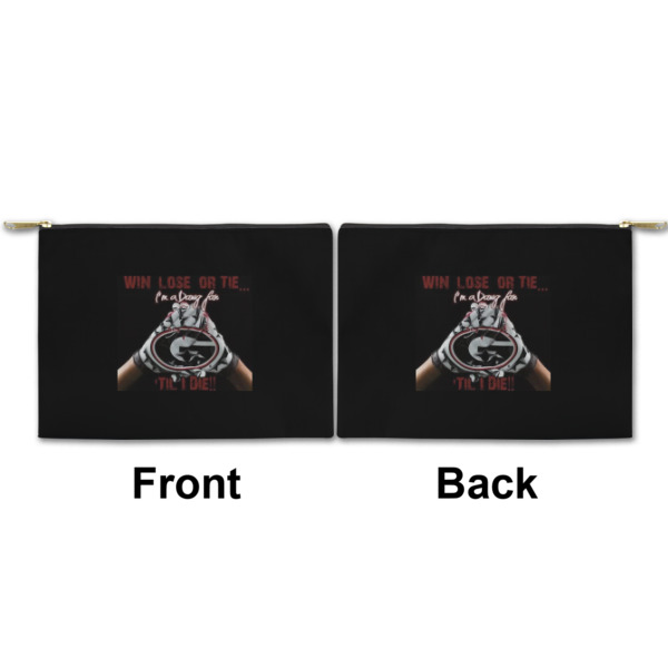 Custom Design - Small Zipper Pouch Approval (Front and Back)