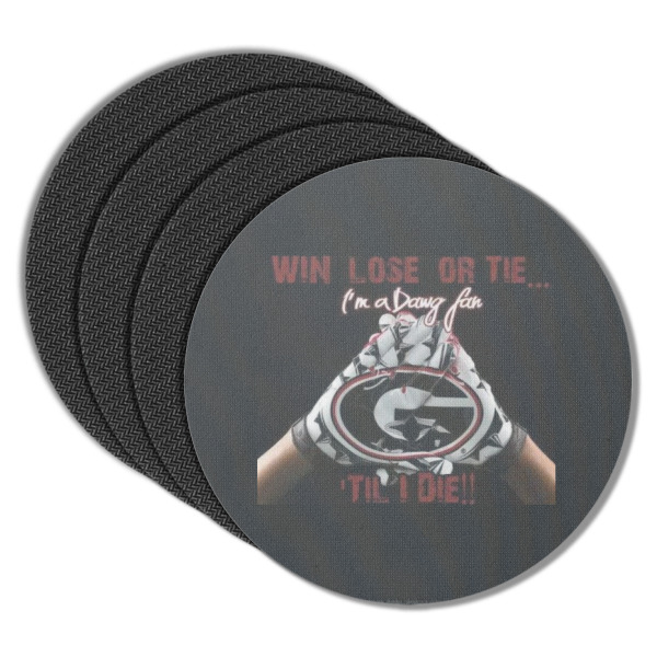 Custom Design - Round Coaster Rubber Back - Main