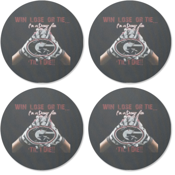 Custom Design - Coaster Round Rubber Back - Apvl