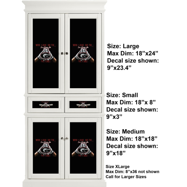 Custom Design - Full Cabinet (Show Sizes)