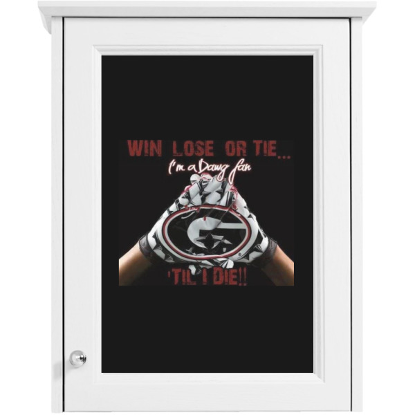 Custom Design - Single White Cabinet Decal