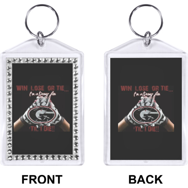 Custom Design - Bling Keychain (Front + Back)