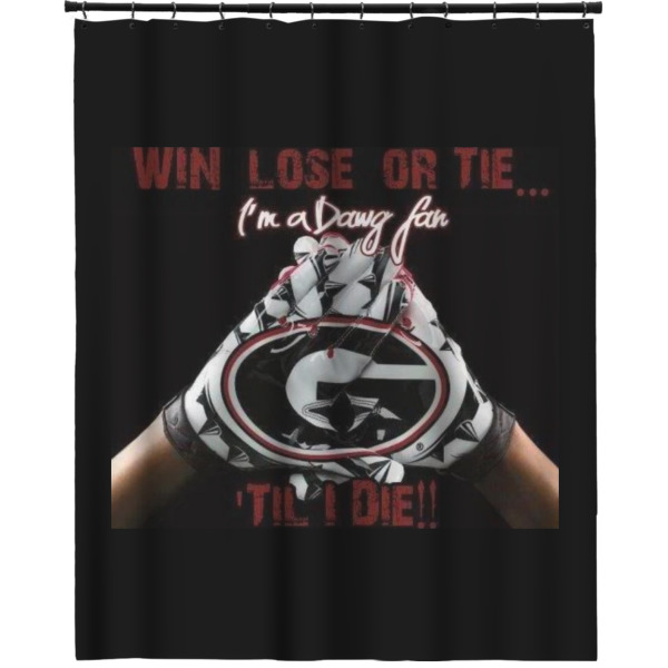 Custom Design Your Own Extra Long Shower Curtain - 70" x 83"