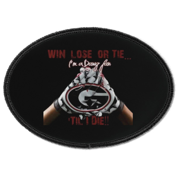 Custom Design - Iron On Patch - Oval - Front